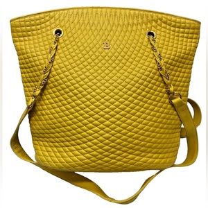 🌟BALLY QUILTED LAMBSKIN TOTE🌟
